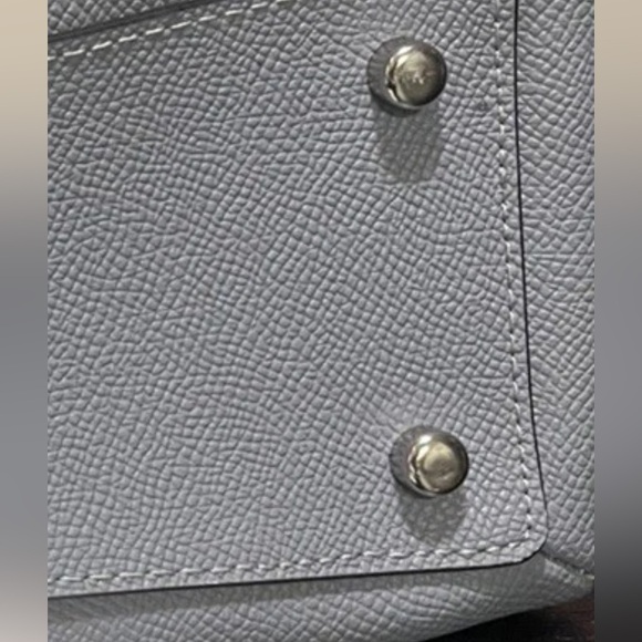 Coach Light blue  Leather Satchel - Picture 6 of 9